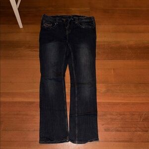 Cowgirl Tuff Dark Don't Fence Me In Jeans